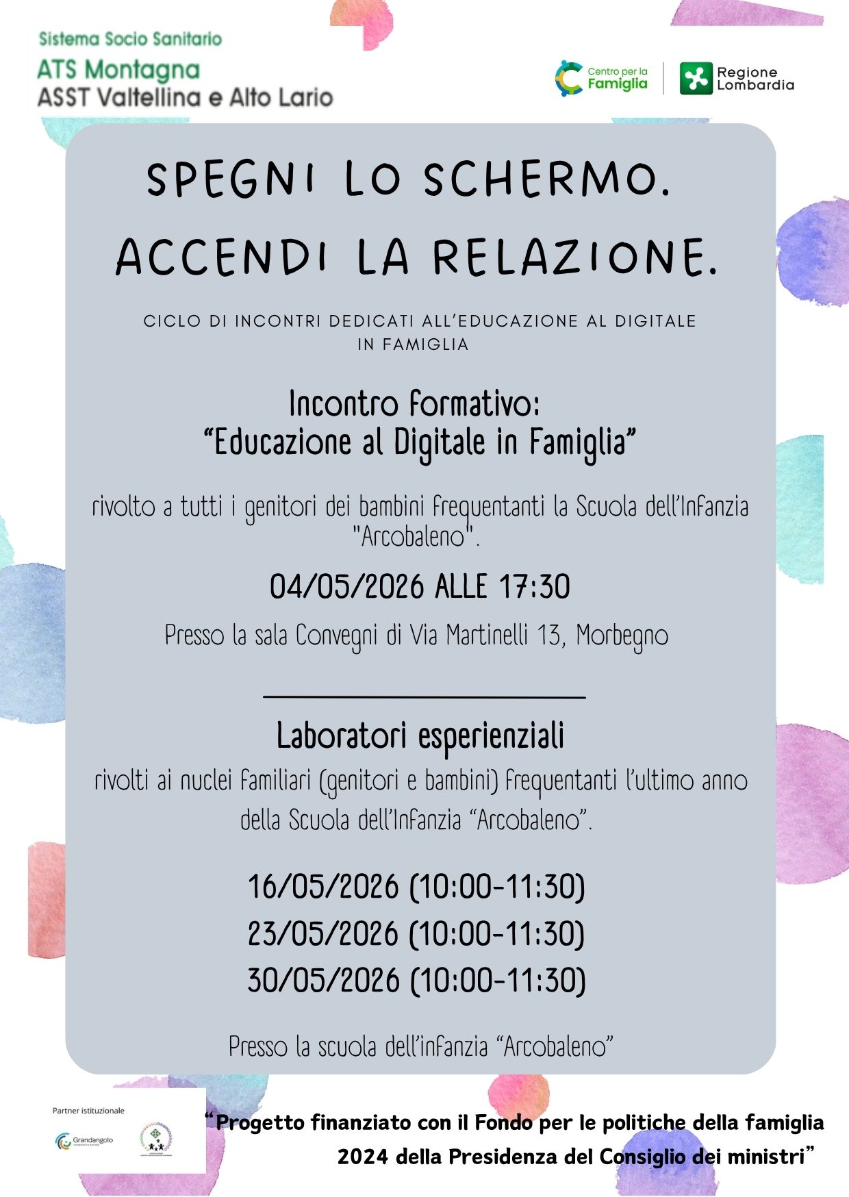 Spegni lo schermo. Accendi la relazione.jpg